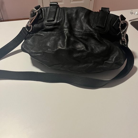 Givenchy Red Leather and Black Pony Hair Bag - Picture 15 of 16